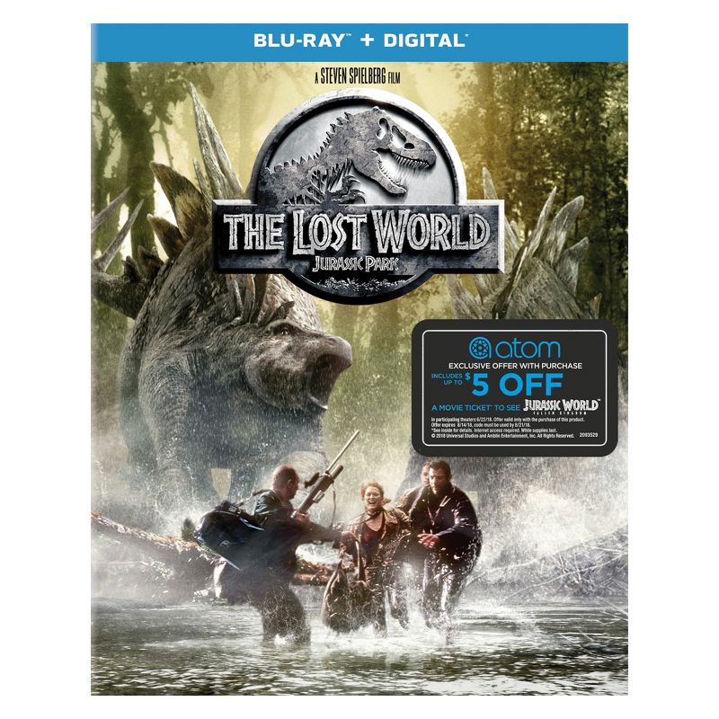 The Lost World: Jurassic Park + Atom Tickets Offer (Blu-ray + Digital)