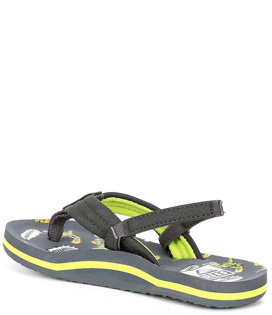 Reef Boys' Dino Brah Little Ahi Flip Flops (Infant)