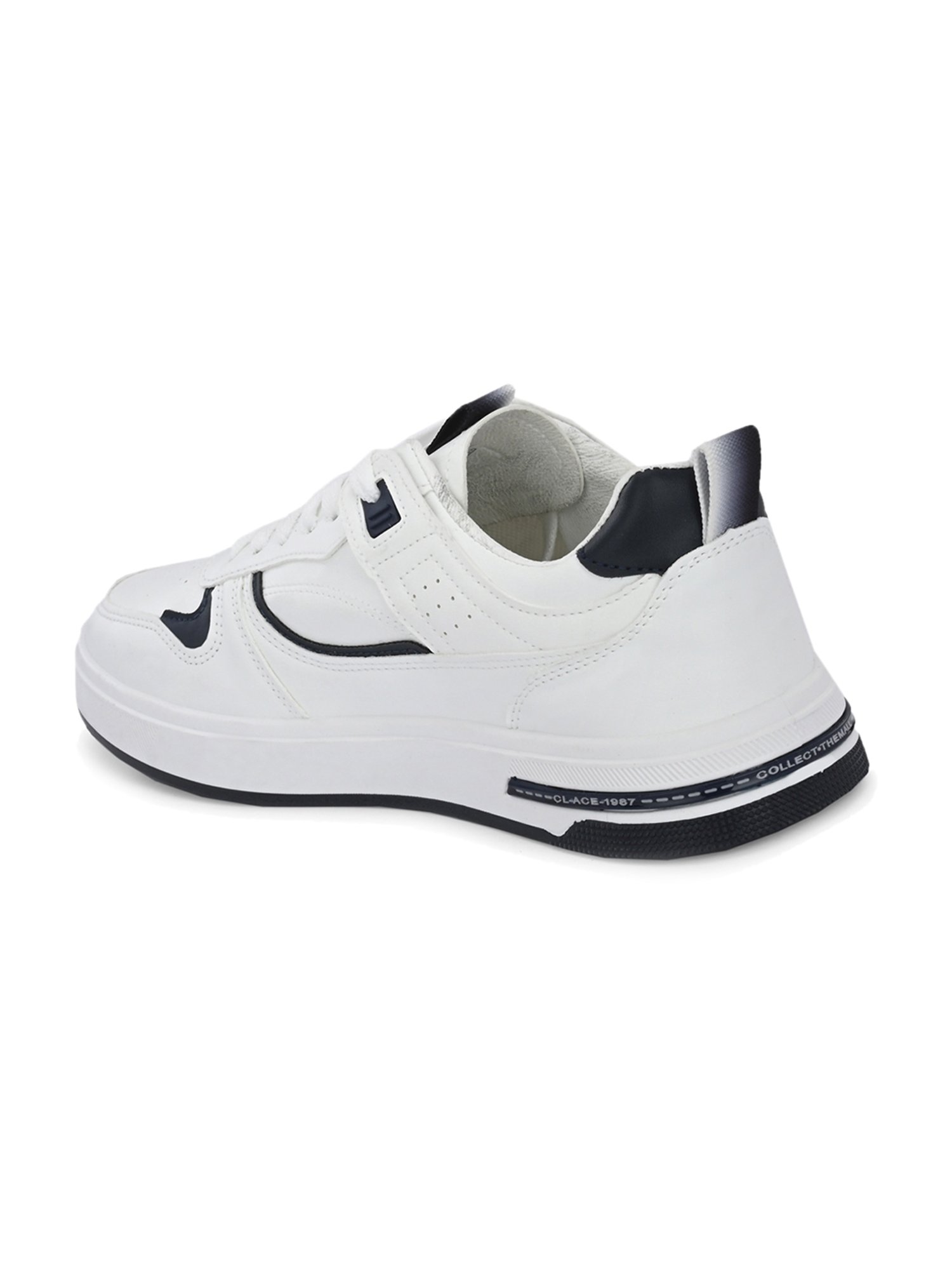 Spykar Men's Serge White Casual Sneakers