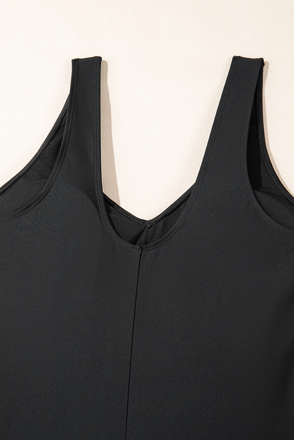 Black Plant Print Zip Front Half Sleeve One Piece Swimsuit