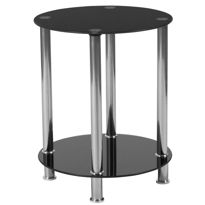 Riverside End Table Black - Riverstone Furniture