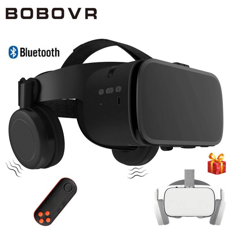 BOBOVR Z5 Update BOBO VR Z6 3D Glasses Virtual Reality Binocular Stereo Bluetooth VR Headset Helmet For iPhone Android
