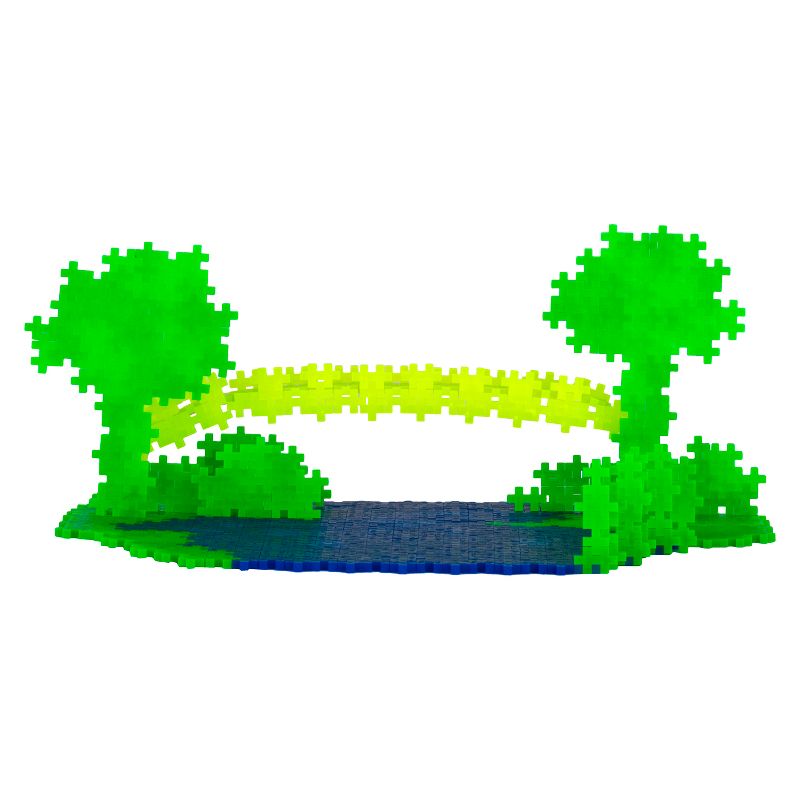 Plus-Plus Neon Mini Building Set - 300 Piece
