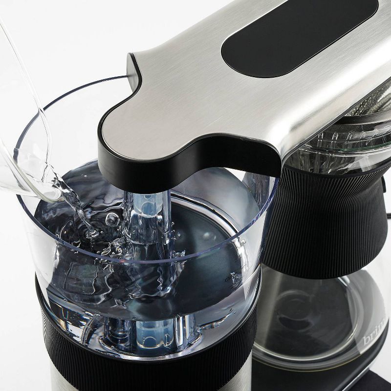 Brim 8-Cup Pour-Over Coffee Maker - Silver