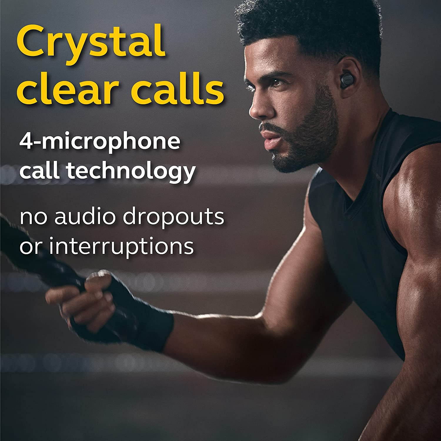 Jabra Elite Active 75t True Wireless Earbuds with Wireless Charging Enabled Case, Gray