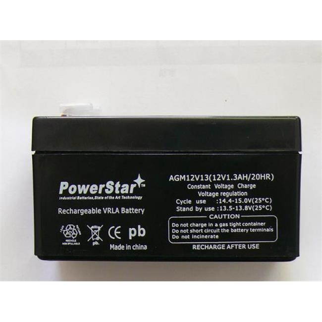 PowerStar AGM1213-32 12V 1.2Ah Sealed Lead Acid Battery Replacement For Sunnyway SW1213