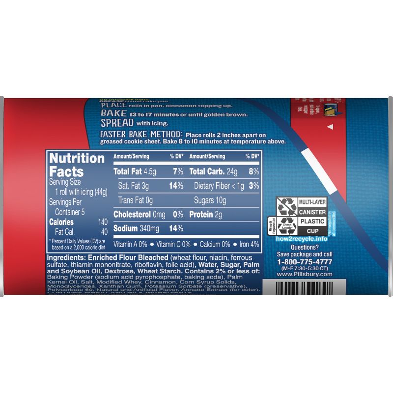 Pillsbury Cinnamon Rolls with Icing - 7.3oz/5ct