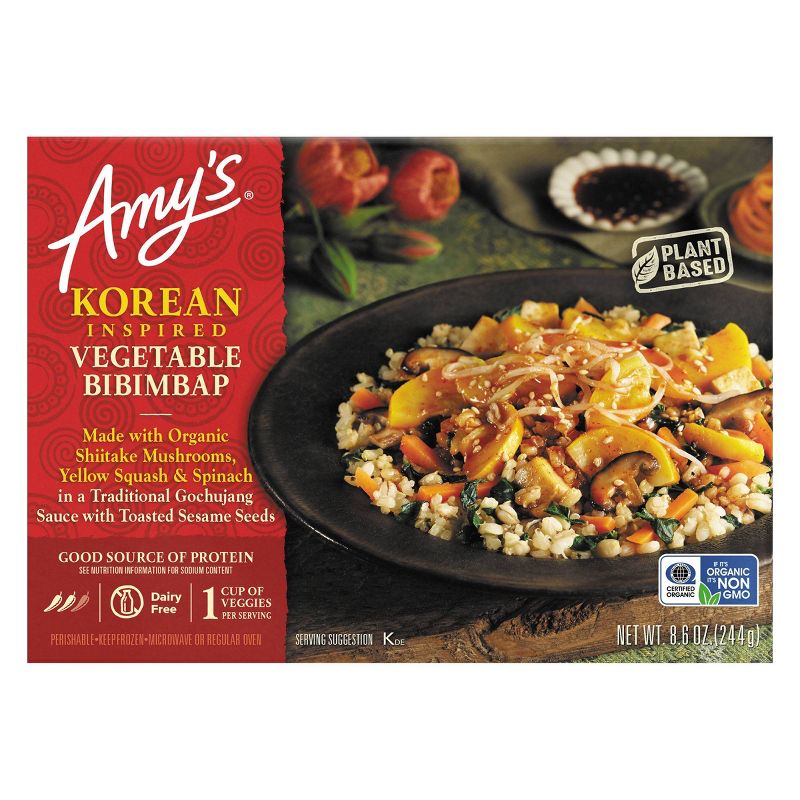 Amy's Frozen Korean Vegetable Bibimbap - 8.6oz