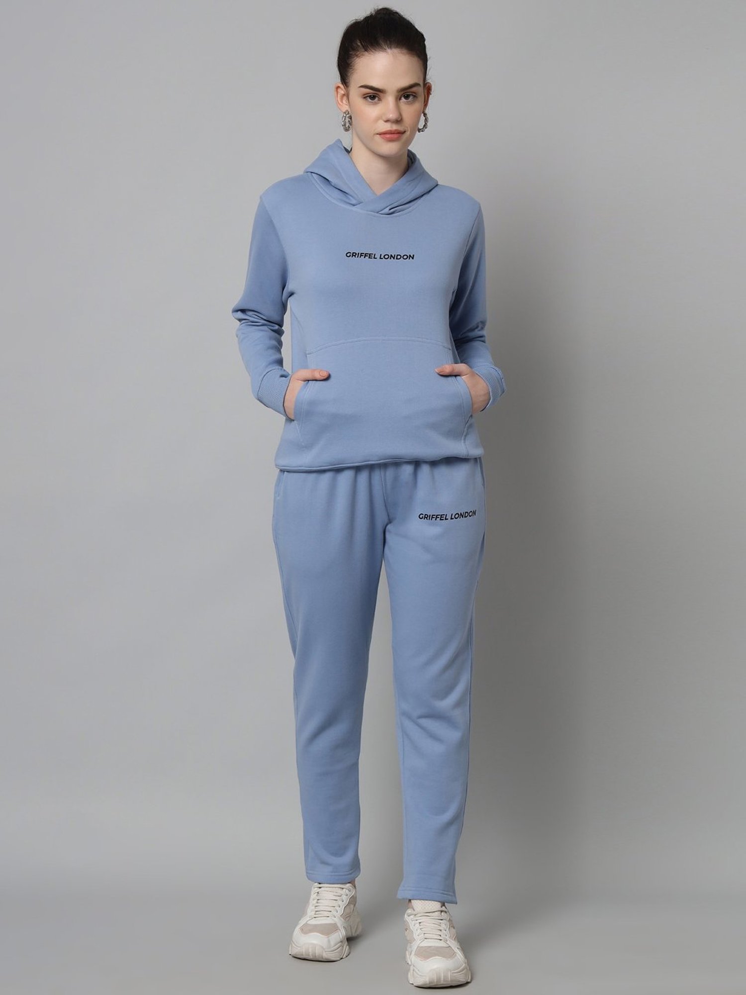 GRIFFEL Blue Regular Fit Track Suit