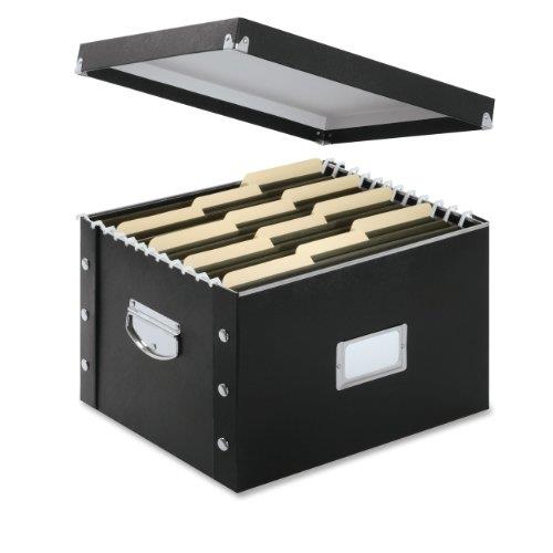 Snap-N-Store Snap N Store Storage Box Letter/Legal 16 1/4 x 9 3/4 x 13 1/4 Black