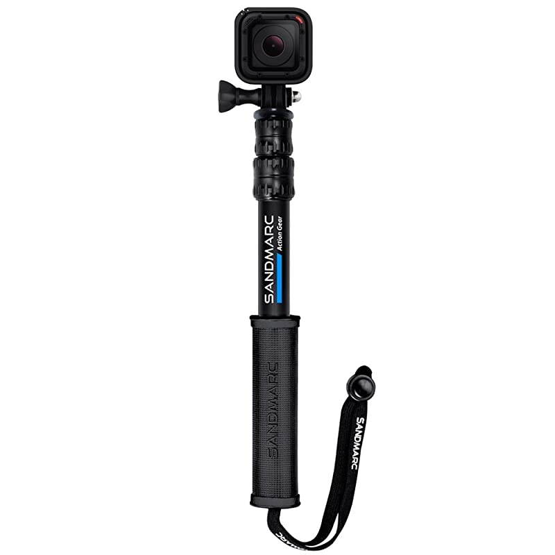 Pole - Compact Edition: 10-25" Waterproof Pole (Selfie Stick) for GoPro Hero 9, 8, Max, 7, 6, 5, 4, Session, 3+, 3, 2, HD & Osmo Action