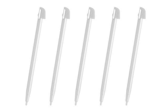 Hellfire Trading 5 Wii U White Touch Stylus Pen Wii Rigid Plastic For Nintendo