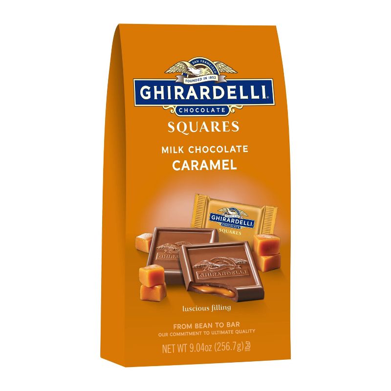 Ghirardelli Milk Chocolate & Caramel Bag - 9.04oz
