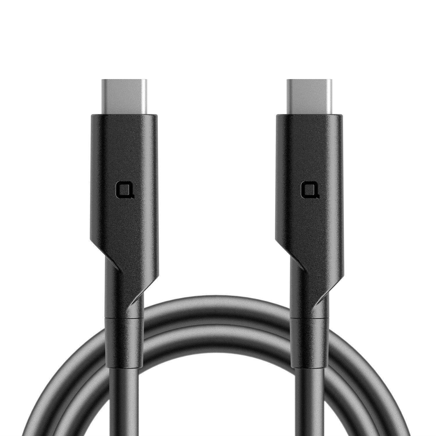 Nonda USB-C to USB-C Data Transfer & Charging Cable (USB 3.1), 10.0GBPS Data Transfer, 100W/5A, 3.4ft/1m, Quick Charge and Data Sync for New MacBook and Other Devices with USB Type C (Thunderbolt 3)