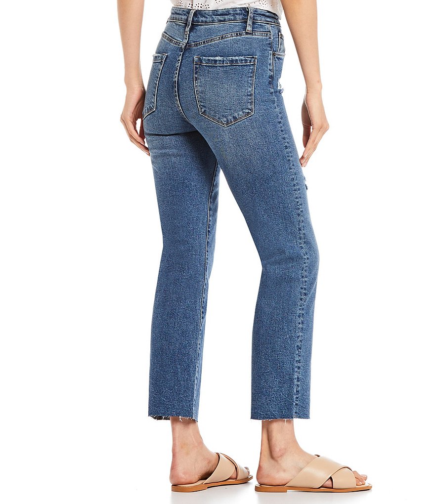 Chelsea & Violet Rigid High Rise Distressed Jeans