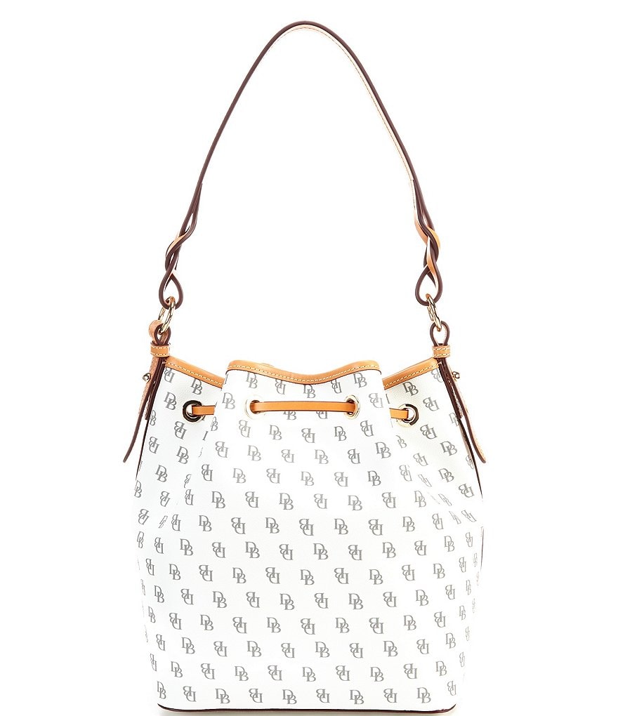 Dooney & Bourke Saffiano Collection Drawstring Bucket Bag