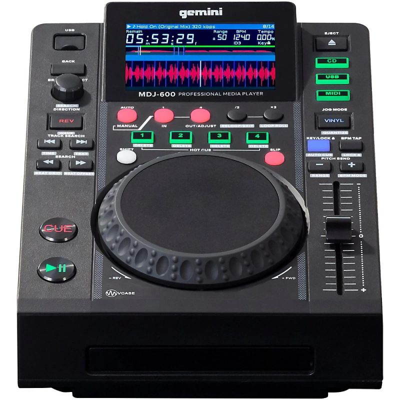 Gemini MDJ-600 Professional USB and CD Media Player