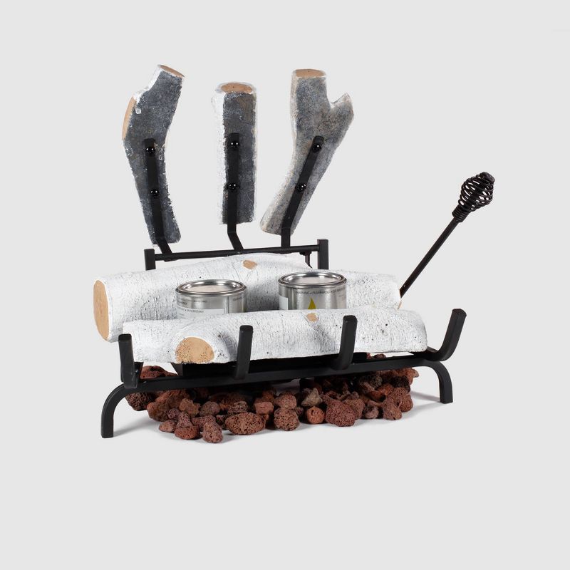 18" Birch Gel Fuel Fire Log - Terra Flame