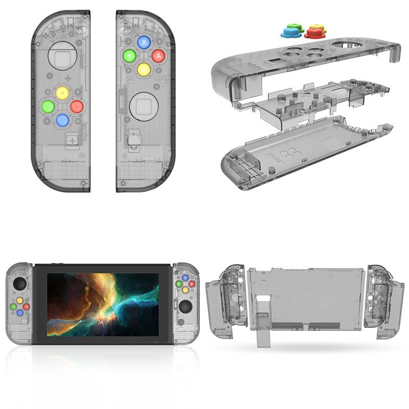 Wristband is suitable for Just Dance 2021 2020 2019 switch, hands-free elastic wristband, suitable for Nintnedo Switch dance accessories, a pair of JoyCon grips (blue + red), children's edition