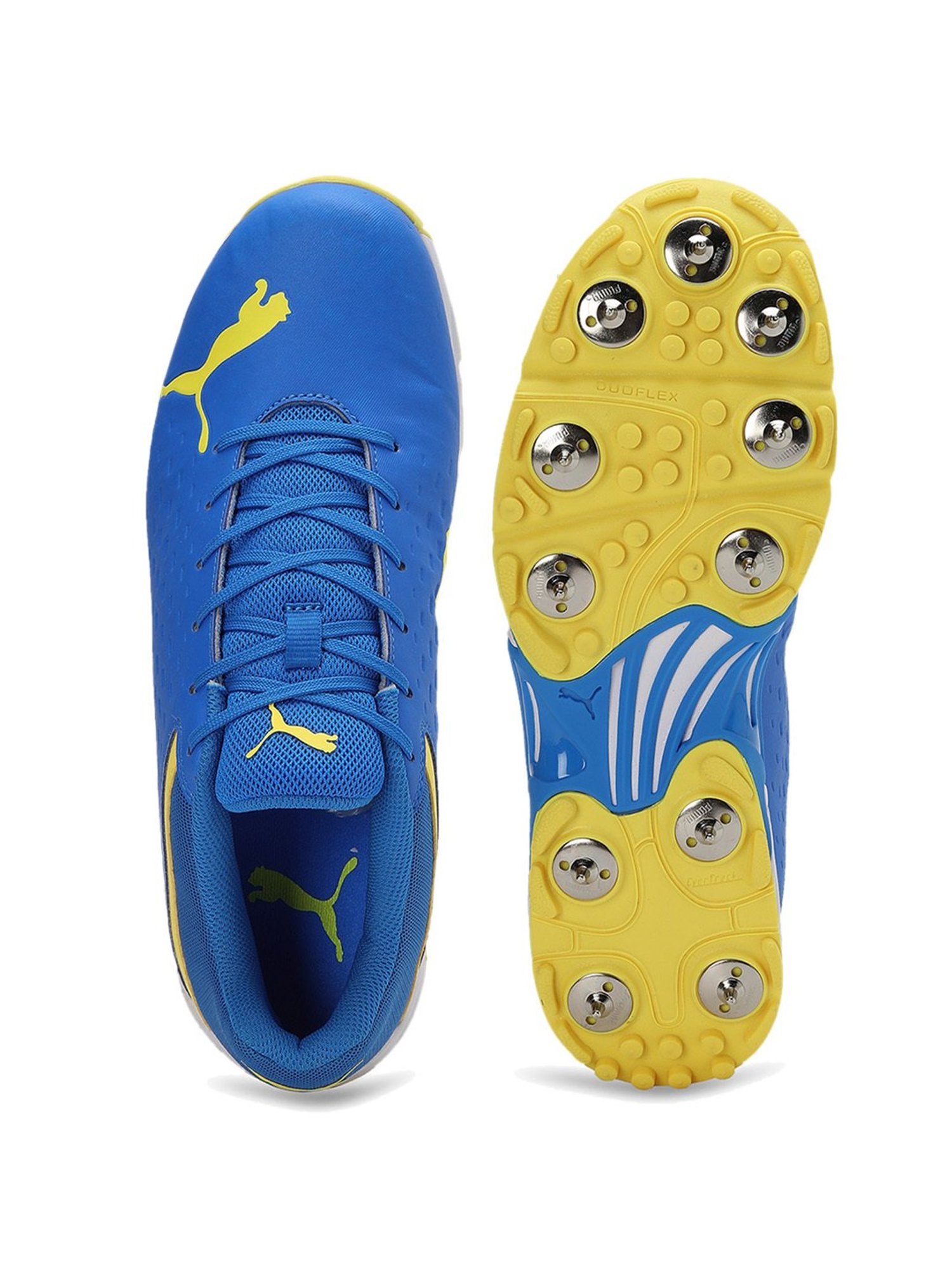 Nivia Men's Track and field-100 Orange Cricket Shoes