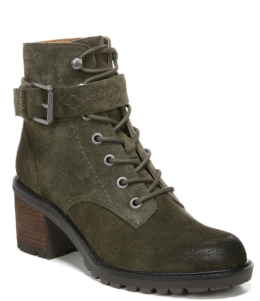 Zodiac Gemma Suede Lug Sole Booties