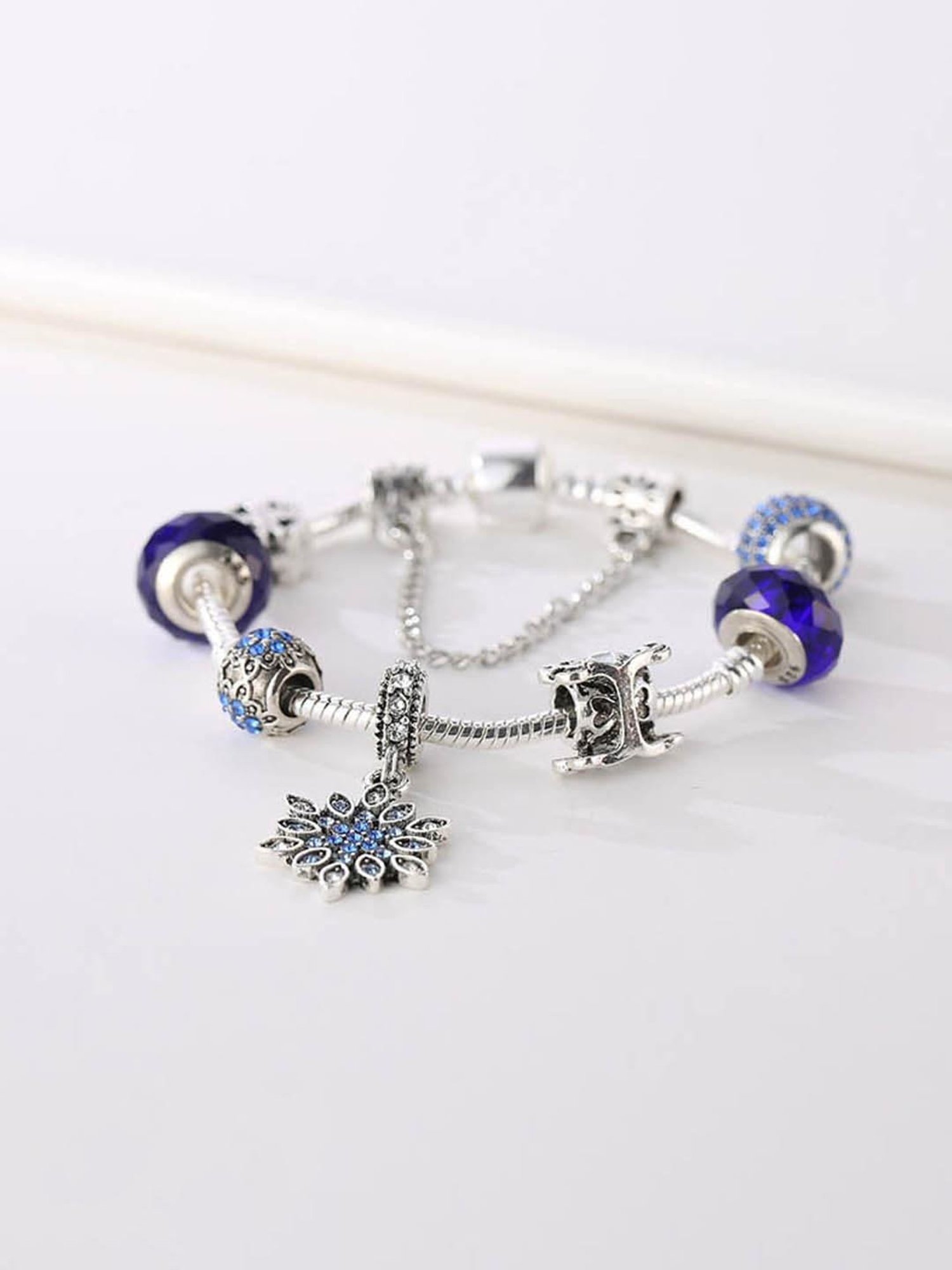The Real Effect London 800 Silver CZ Bracelet for Women
