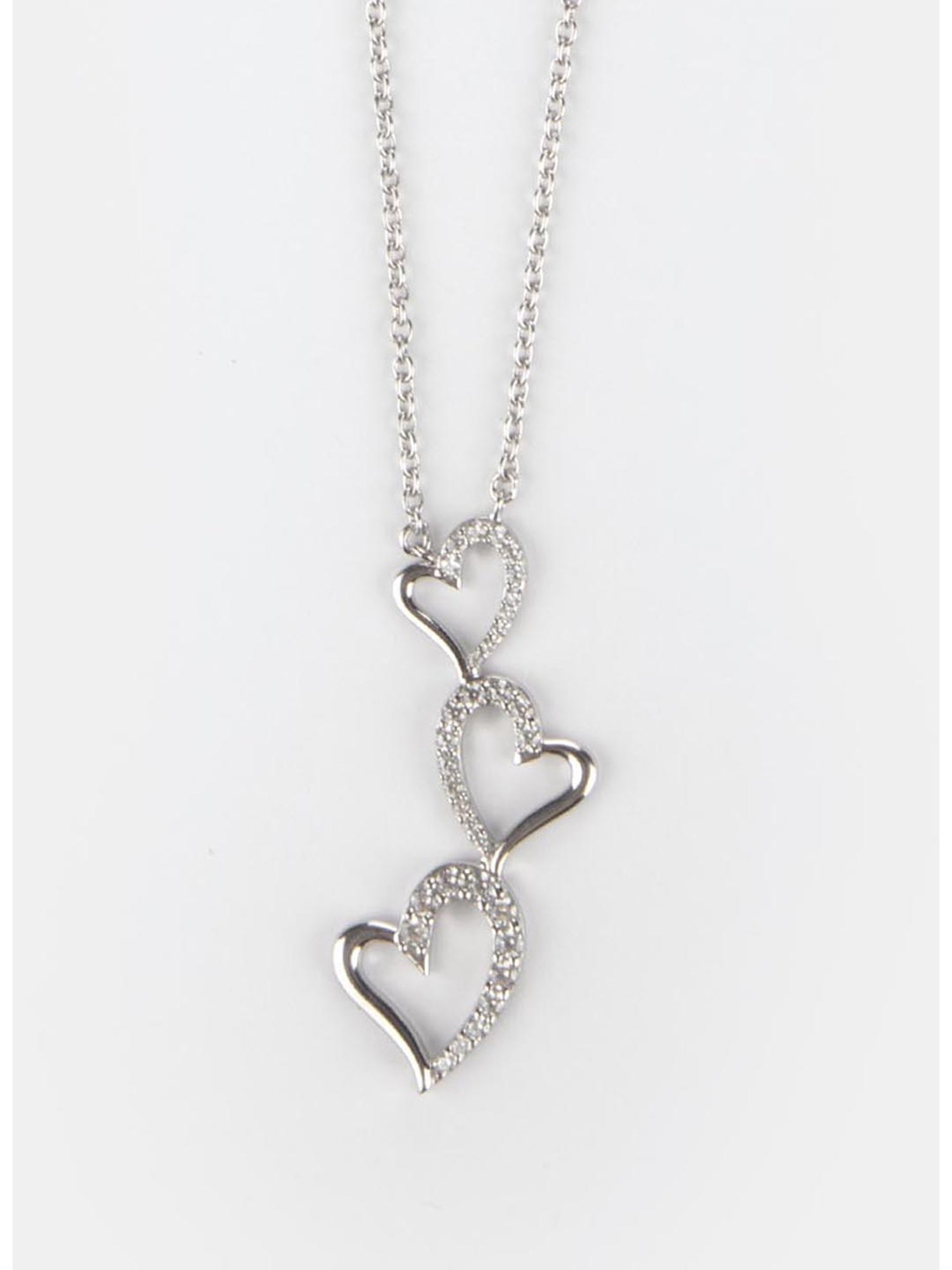 Shaya 92.5 Sterling Silver Jar of Hearts Necklace for Women