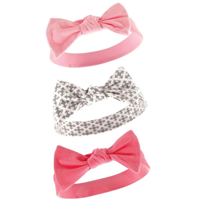 Yoga Sprout Baby and Toddler Girl Cotton Headbands 3pk, Royal, 12-24 Months