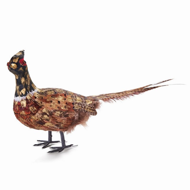 Plum & Post Golden Standing Pheasant 27.5" L
