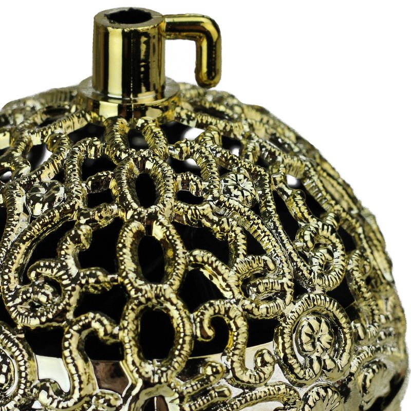J. Hofert Co 2.75" Filigree Chirping Bird Ball Christmas Ornament - Gold