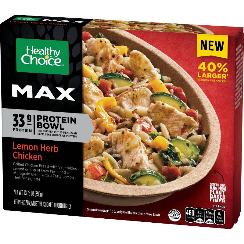 Healthy Choice Frozen Protein Bowl Lemon Herb Chicken - 13.75oz
