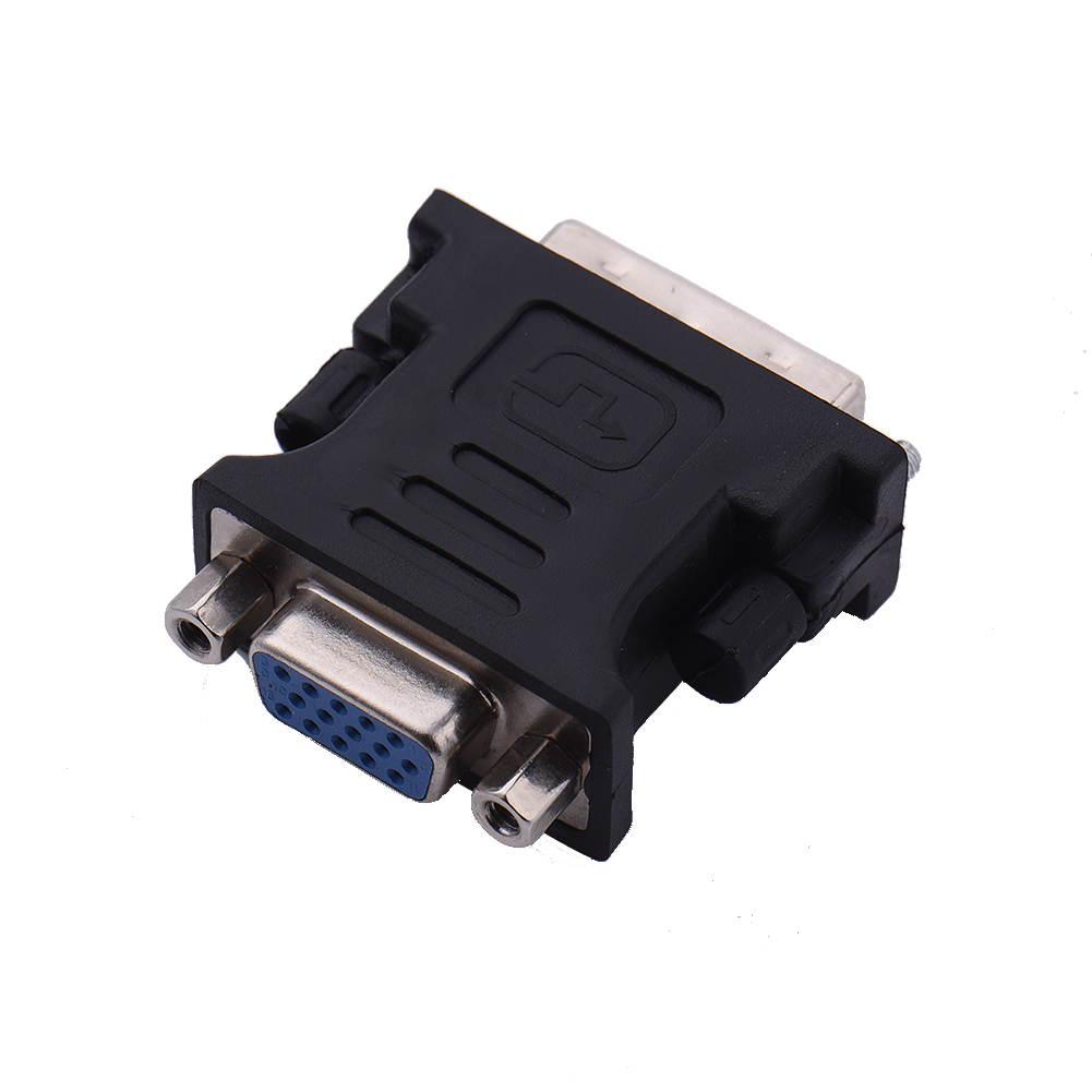 DVI 24 5 Pin DVI Male to VGA Female Video Converter Adapter for PC laptop