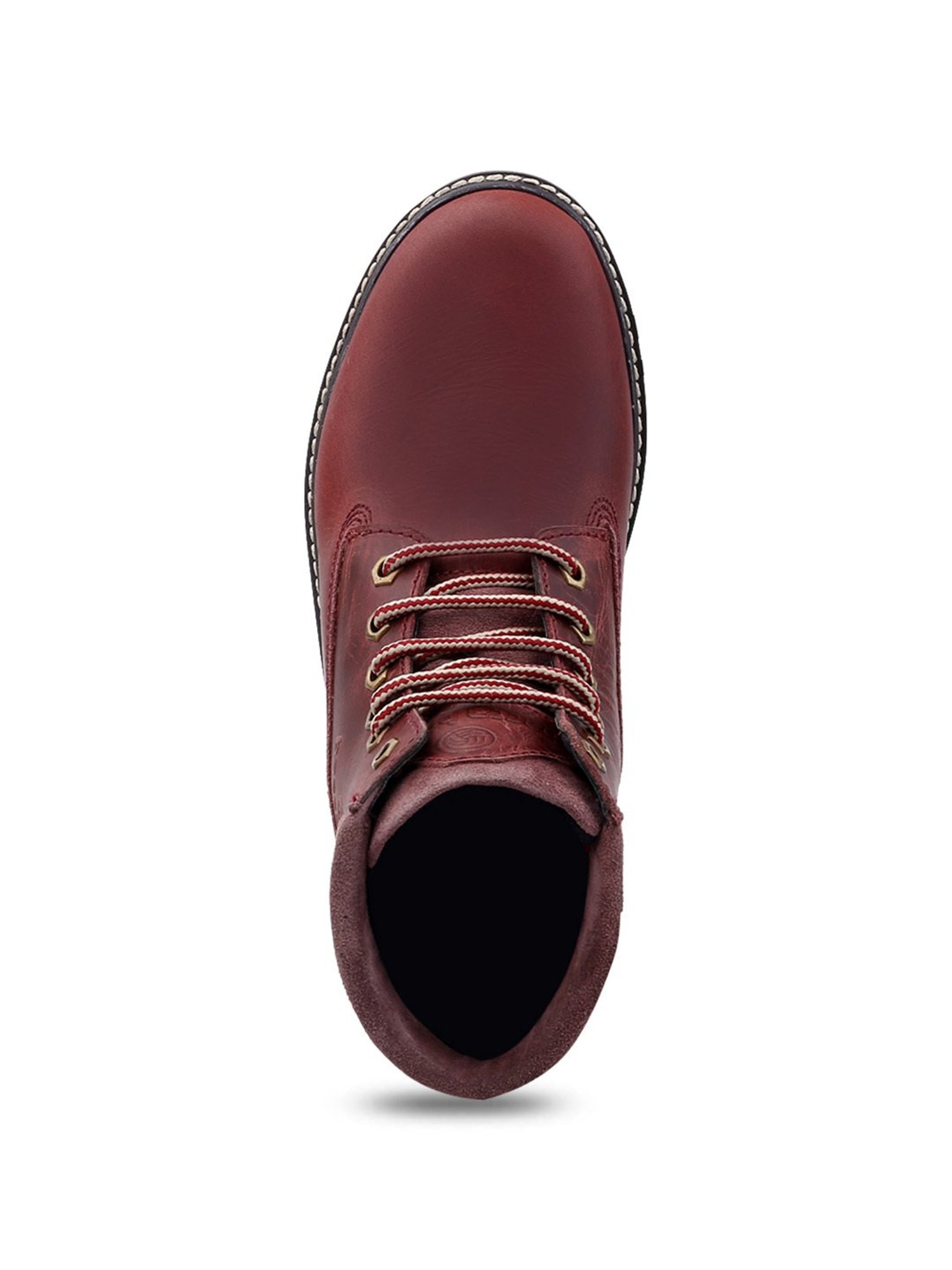 Bacca Bucci Men's BULLET Maroon Derby Boots