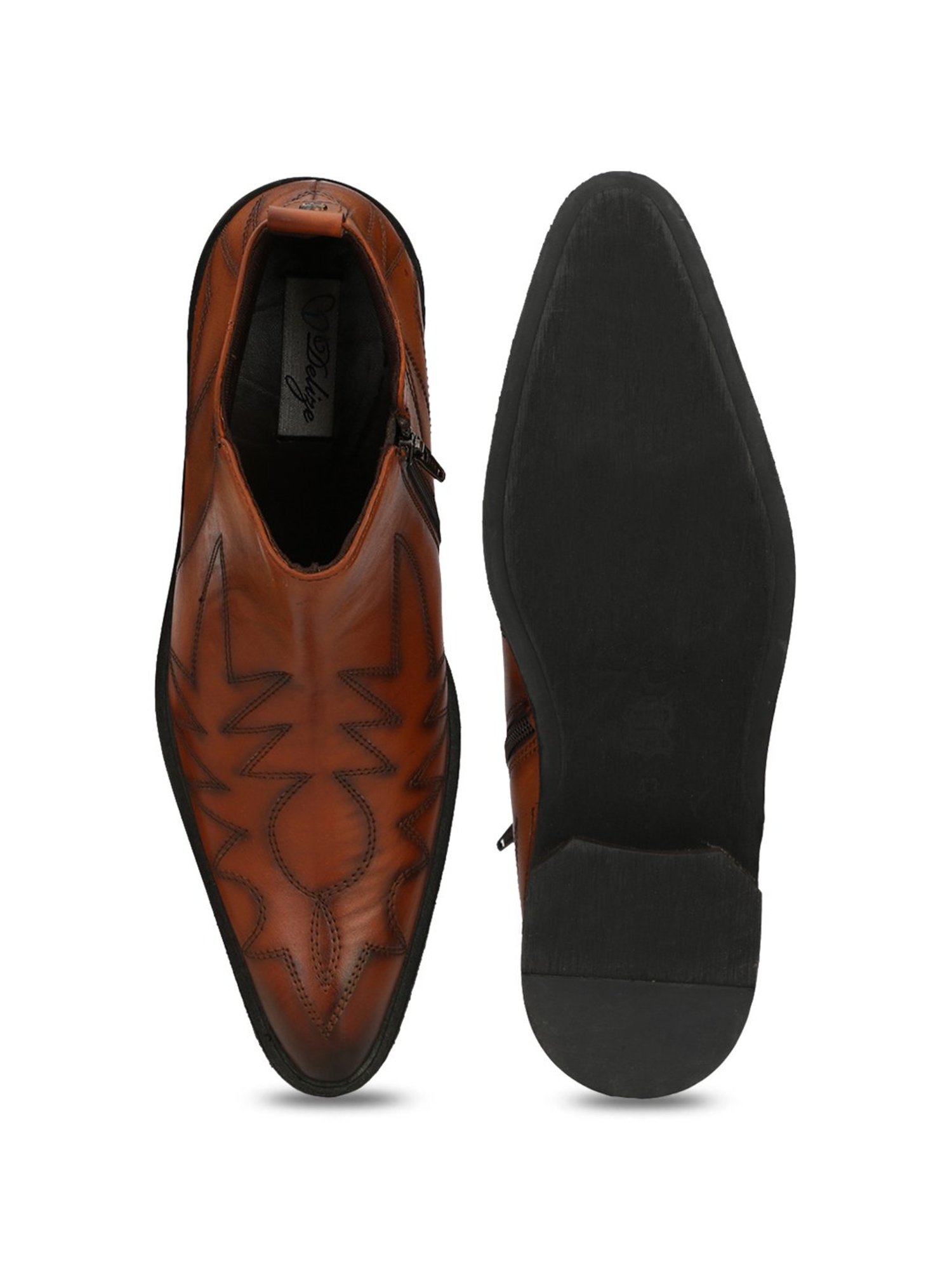 Delize Men's Tan Casual Boots