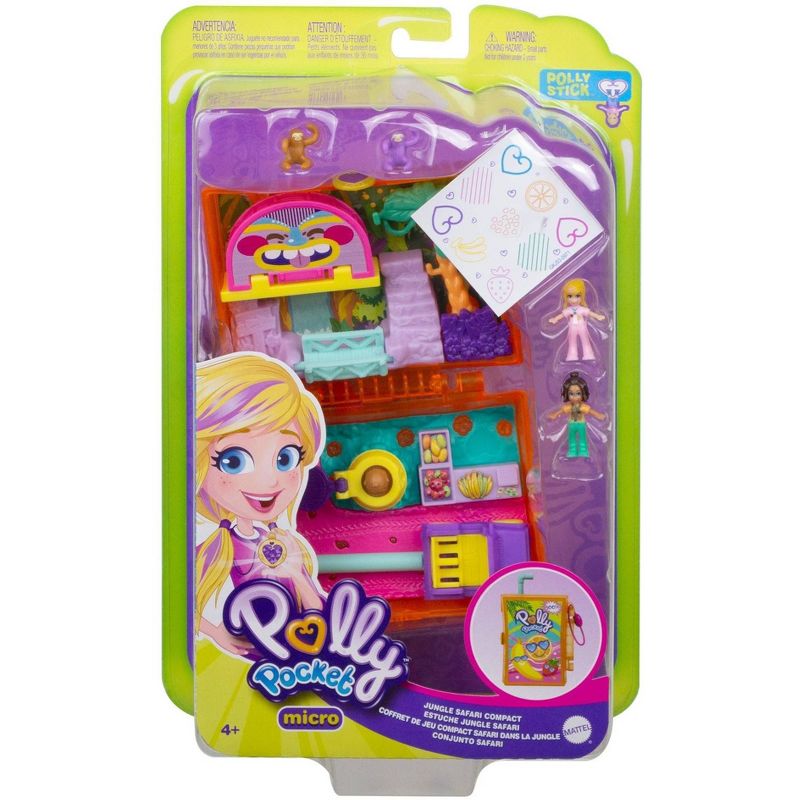 Polly Pocket Jungle Safari Compact Playset