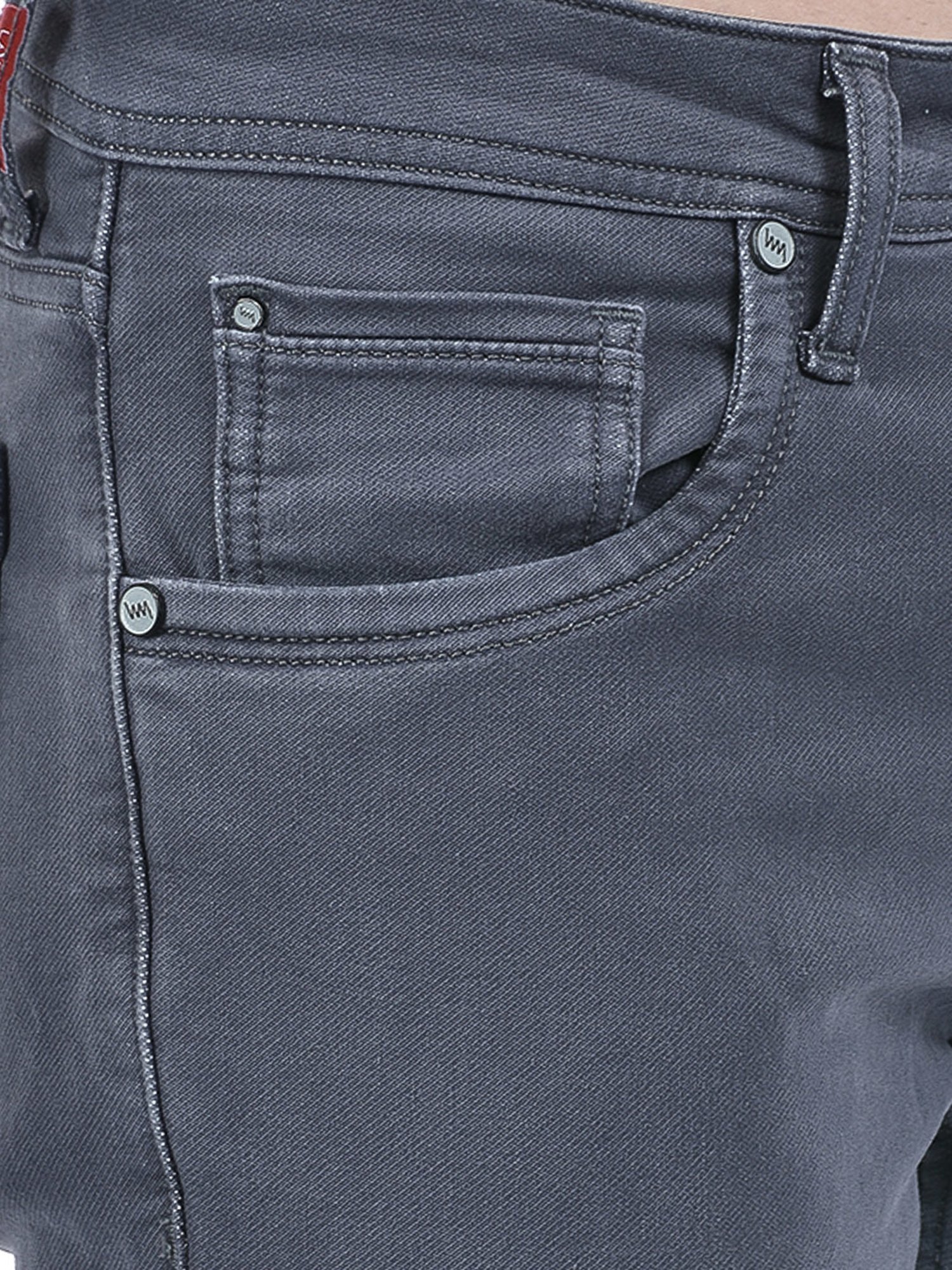 Lawman Pg3 Grey Slim Fit Lightly Washed Jeans