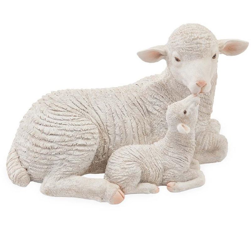 Wind & Weather Mama Sheep with Lamb Statue