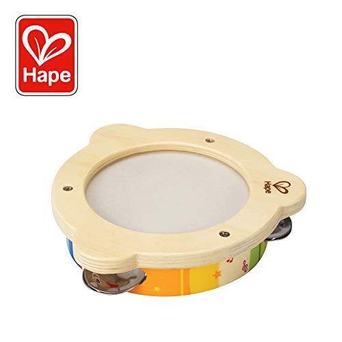 hape mr. tambourine kid's wooden instrument