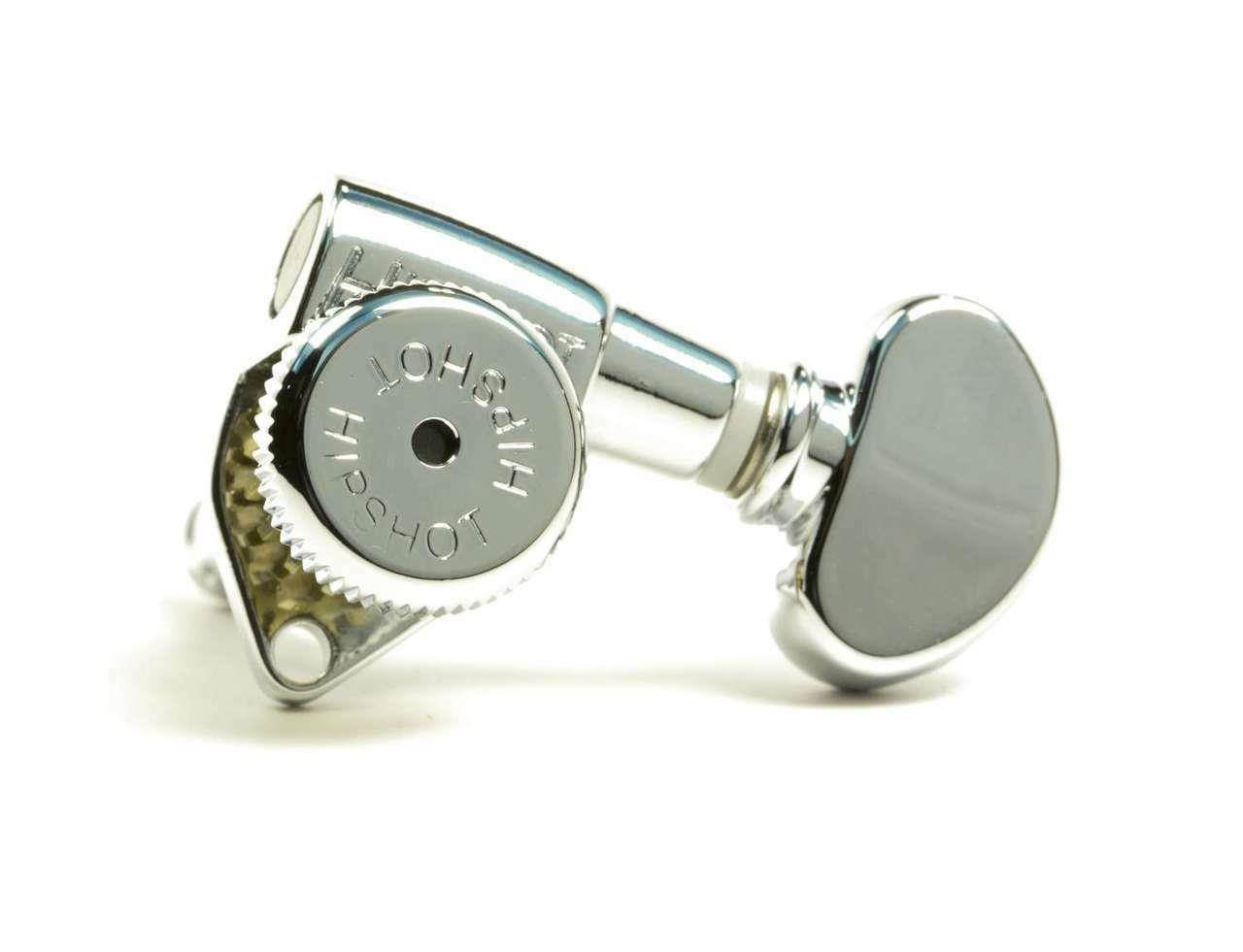 Genuine Hipshot Button Set of 6 D12 Kidney Bean Chrome also fits Grover