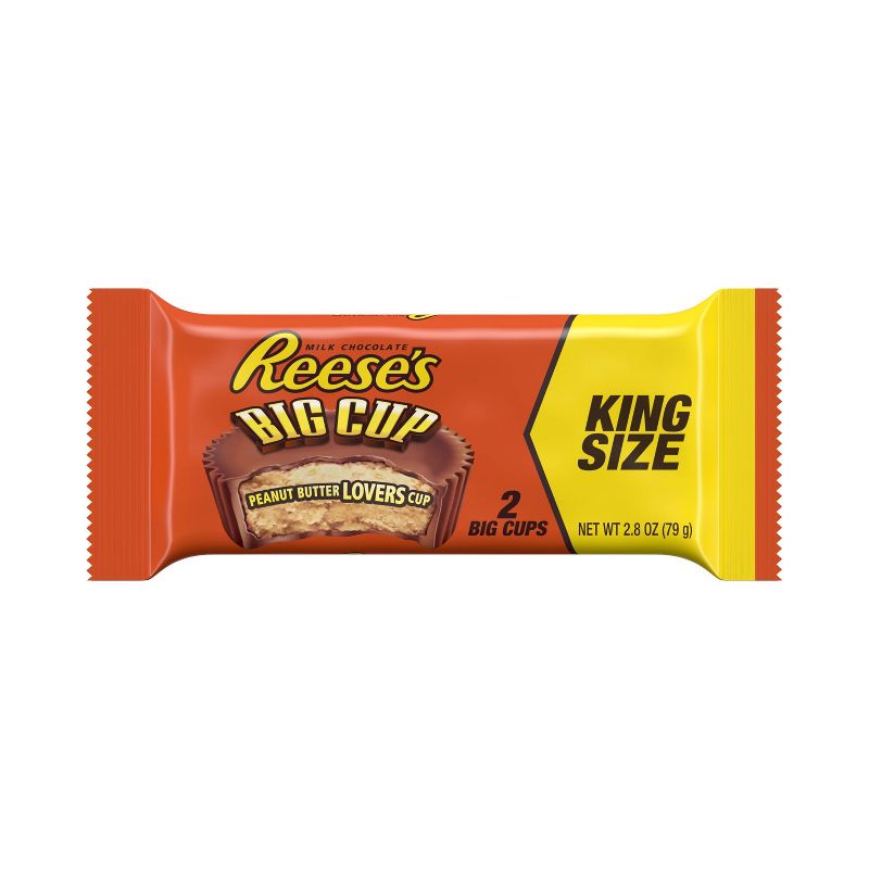 Reese's Peanut Butter Big Cup King Size Chocolate - 2.8oz