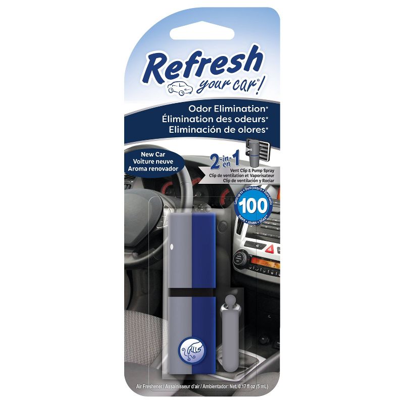 Refresh Your Car Vent Spray New Car Gray