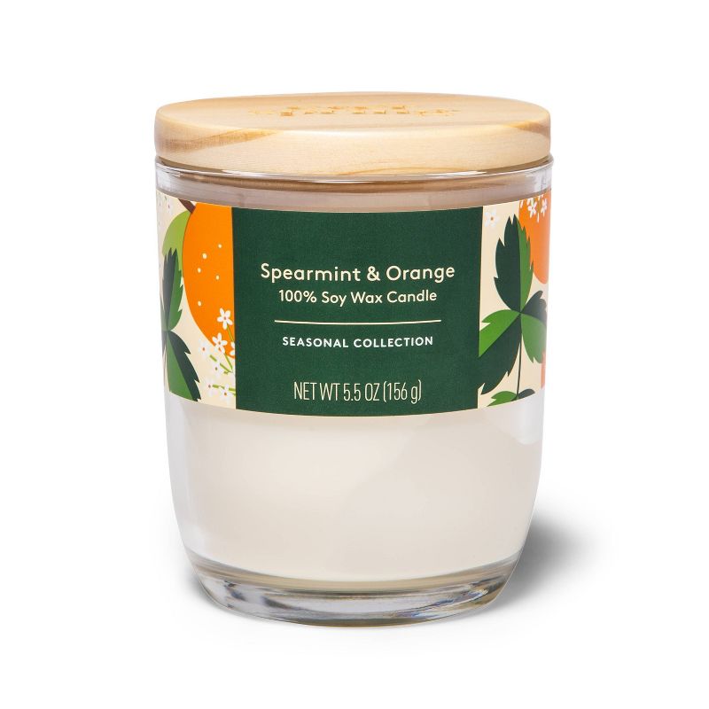 Spearmint & Orange Candle - 5.5oz - Everspring™