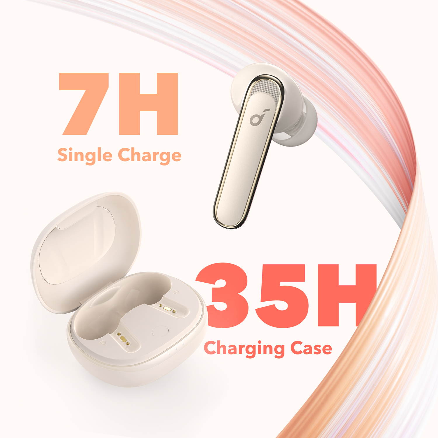 Soundcore by Anker Life P3 Noise Cancelling Earbuds, Thumping Bass, 6 Mics for Clear Calls, Multi Mode Noise Cancelling, 35H Playtime, Wireless Charging, Soundcore App, Customized Sound, Gaming Mode