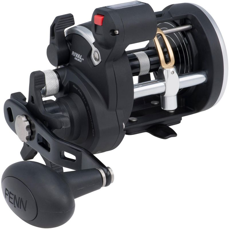 Penn Rival Level Wind Reel - Gear Ratio 5.1:1 - Reel Size: 20 - Left Hand