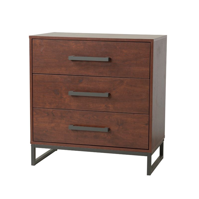 Madison 3 Drawer Chest Reclaimed Cherry - loft607