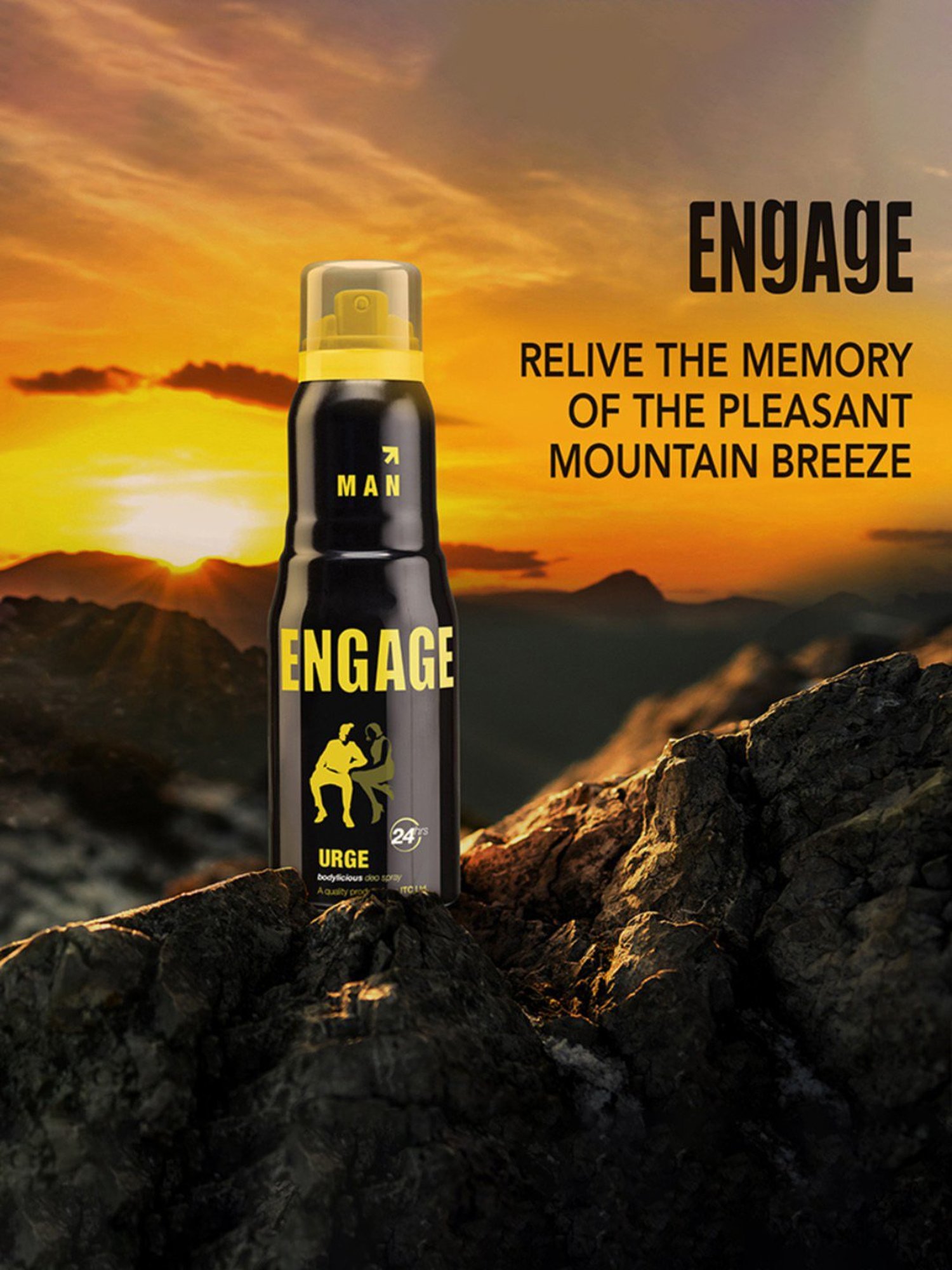 Engage Urge Deodorant for Men - 150 ml