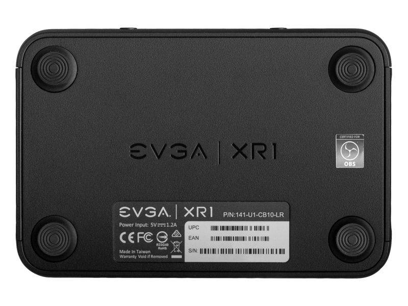 EVGA XR1 Capture Card, Certified for OBS, USB 3.0 Capture Device, 4K Pass Through, ARGB, Audio Mixer, PC, PS5, PS4, Xbox Series X and S, Xbox One, Nintendo Switch