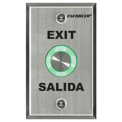 Seco-Larm Enforcer Piezoelectric Request-to-Exit Plate (SD-6276-SS1Q)