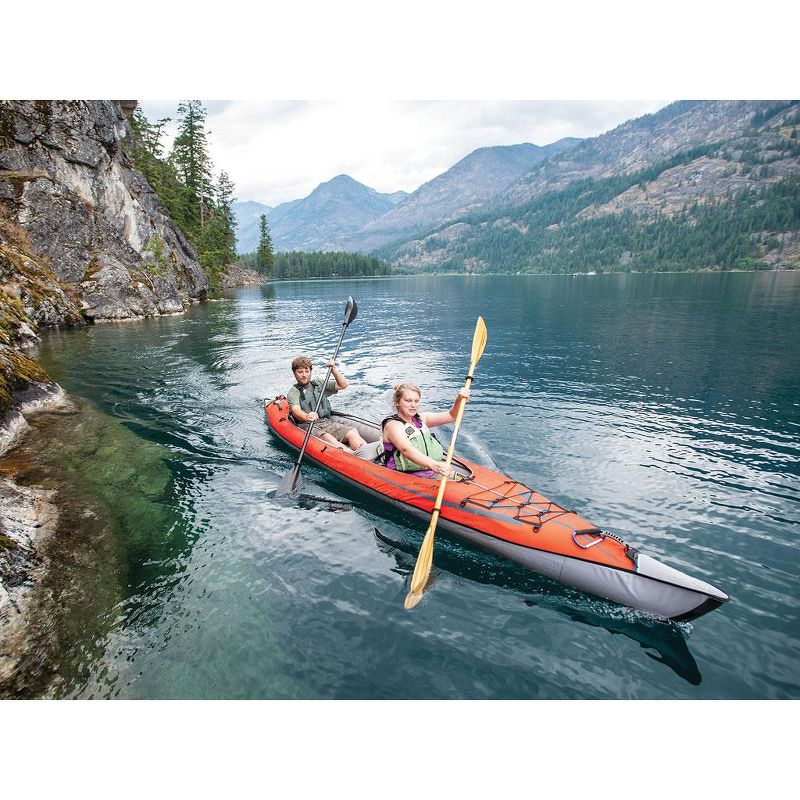 Intex Explorer 200 Inflatable 2 Person River Boat Raft Set with 2 Oars & Pump