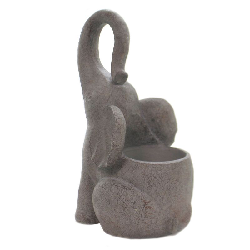 Home & Garden 14.0" Elephant Planter Patio Decor Good Luck Amscan  -  Planters